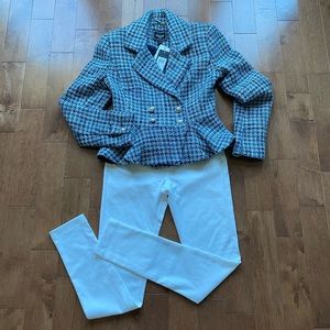 (2 for $25) Guess Mariah knit skinny pants white